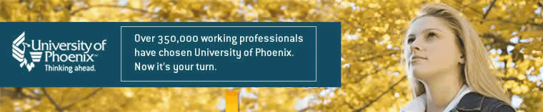 University of Phoenix  Header